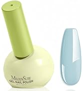 MelodySusie Highly Pigmented Gel Nail Polish, 0.56 Fl Oz Soak Off UV LED Blue Gel Polish, Plant-B...