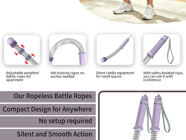 cordless ropeless battle ropes