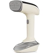 Handheld Garment and Fabric Steamer 1800 Watts, 20-Second Fast Heat-Up Ceramic Plate Steam Nozzle...