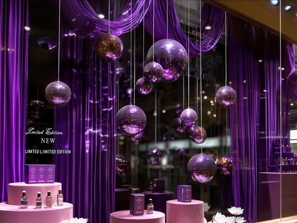 Purple Disco Ball