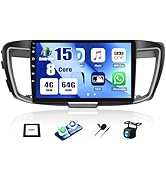 [4G+64G] 8-Core Qualcomm Android 15 Car Stereo for Honda Accord 9th 2013 2014 2015 with CarPlay &amp;...