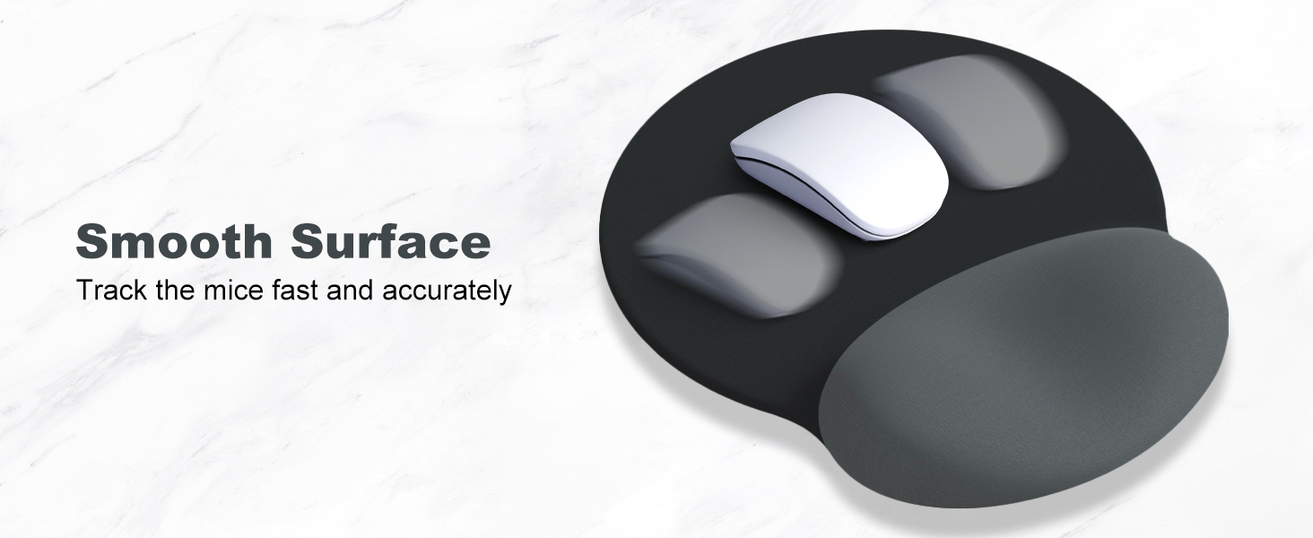 smooth surface mouse pad