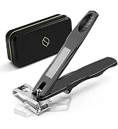 FERYES 360° Rotating Nail Clippers for Seniors, Long Handle Fingernail Clippers for Men and Women...