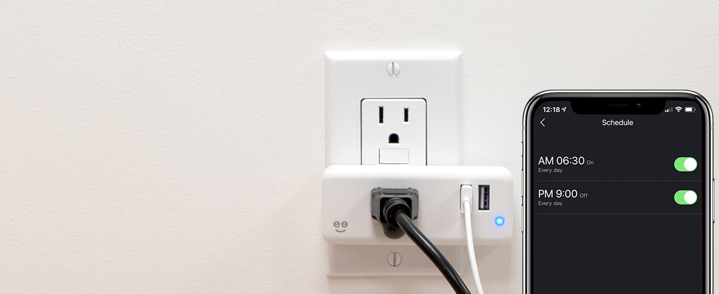 Electrical Outlet Switches Smart Plug Smart Home outlet extender wifi outlet works with alexa