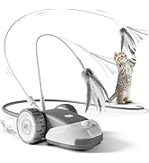 CYROS 3-in-1 Interactive Cat Toy - 2-Speed Automatic Moving Mouse Cat Toys Self Play with 2pcs Ha...