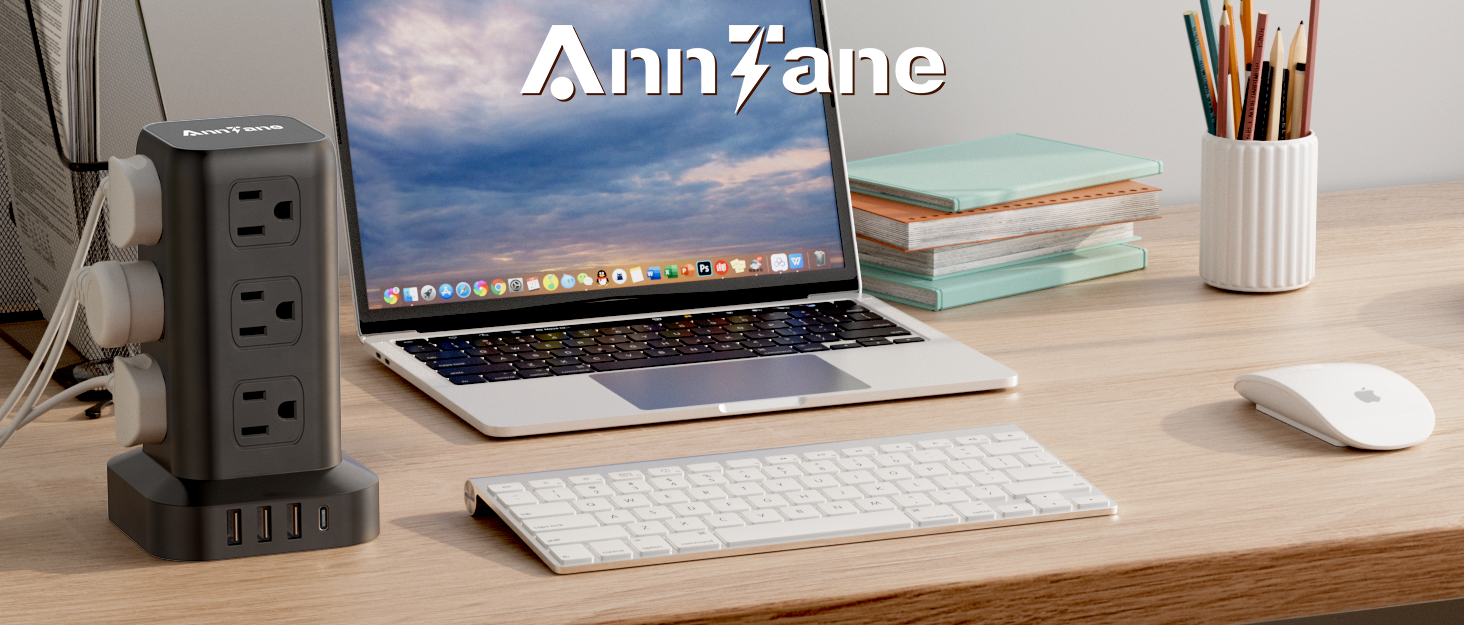 Surge Protector Power Strip 10 FT Cord