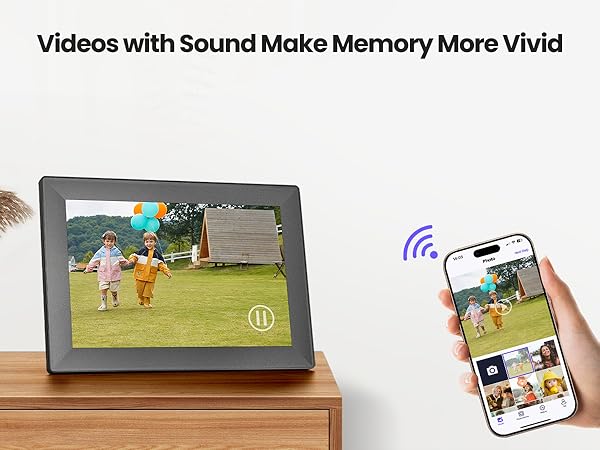 Digital picture frame wifi samrt Eletric photo frame Uhale 10.1 inch