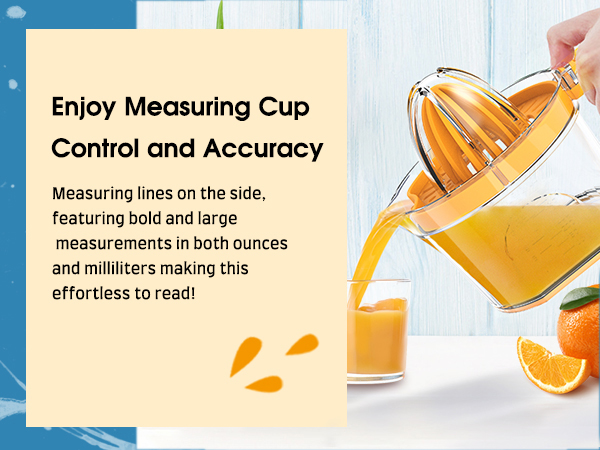 Citrus Juicer 4-in-1 Manual Juicer