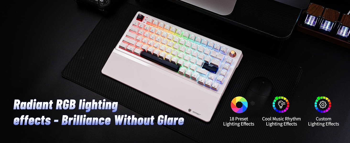 Radiant RGB lighting effects - Brilliance Without Glare