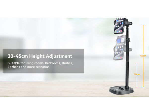 UTEBIT Adjustable Phone Stand for Desk