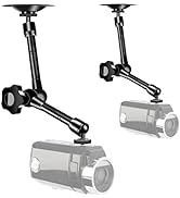 UYODM 2 Pack Articulating Magic Arm Wall Mount Holder Stand Compatible with CCTV POV Camcorders C...