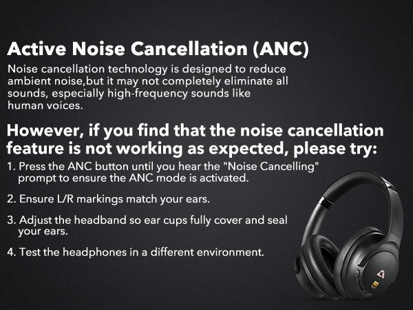 1Mii Y8+ Hybrid Noise Cancelling Headphones Bluetooth 6.0, Wireless LDAC Hi-Res Audio