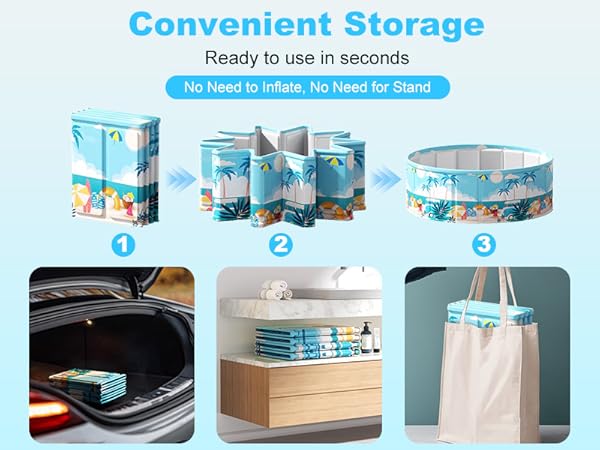 collapsible swimming pool