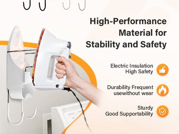 ironing board holder hanger iron Ironing Board Holder Wall Mount Hanger wall mount and