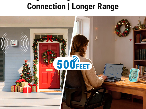 wireless thermometer indoor outdoor thermometer for outdoor weather thermometers