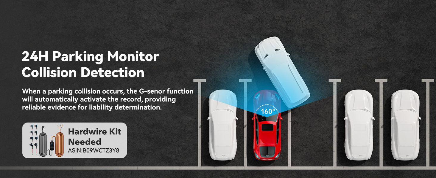 dash camera for cars front and rear