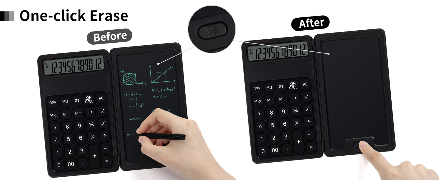 Portable Calculator with Notepad