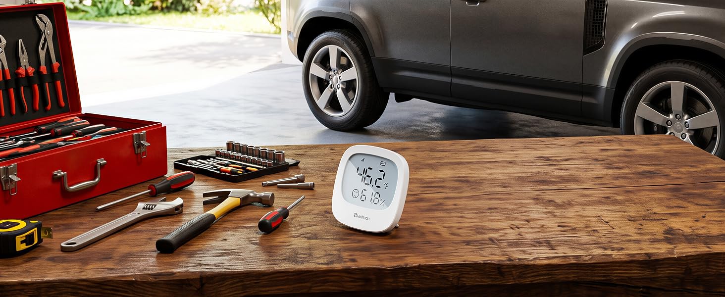 Room Thermometer Indoor Hygrometer, Digital Humidity Meter, APP Remote Alerts
