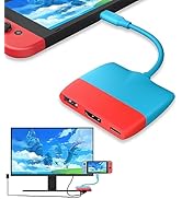 Battony USB C to HDMI Adapter for Nintendo Switch/Switch OLED/MacBook Pro Air/iPad Pro/Android Ph...