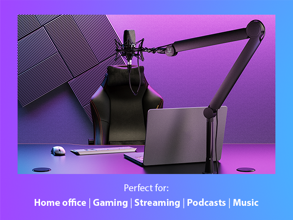 HyperX QuadCast microphone stand Razer Seiren Mini Microphone stand Rode Podmic Microphone arm