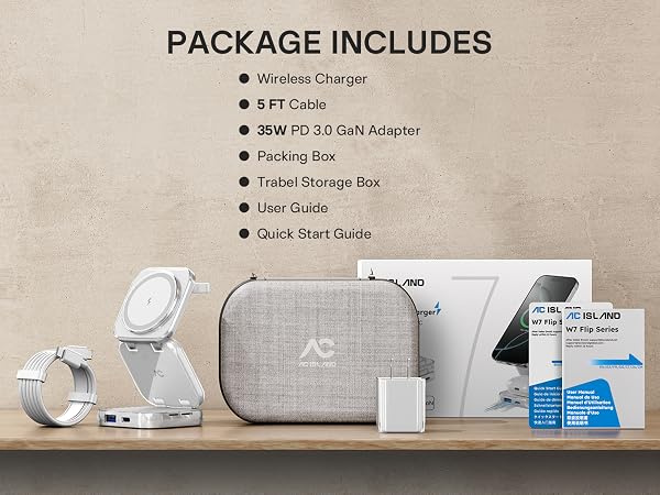 AC ISLAND 5 in 1 charger for apple products