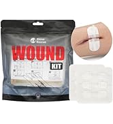 RHINO RESCUE Wound Closure Kit, 6pcs with Dresssings, Wound Closure Strips Without Suture, Stitch...