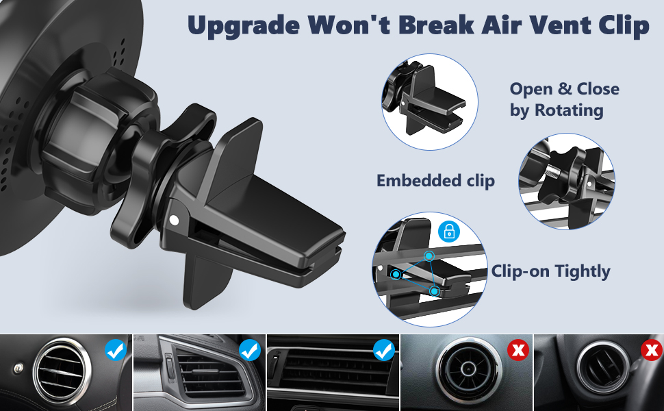 Stronge Magnet Power Wireless Car Charger