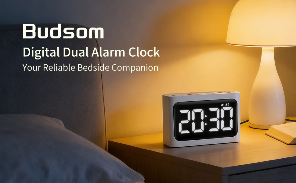 digital dual alarm clock
