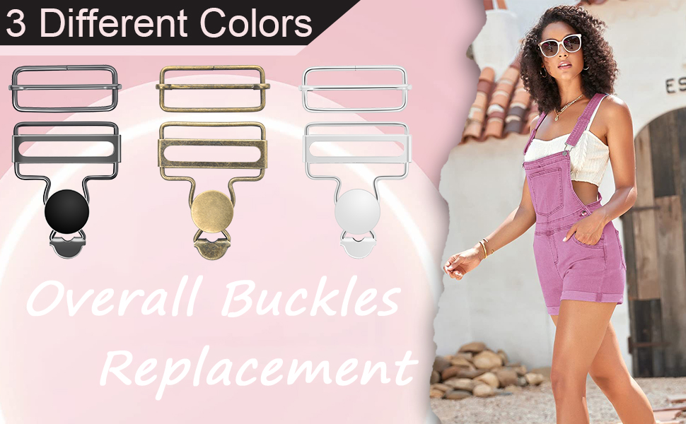 overall buckles clips clasp replacement