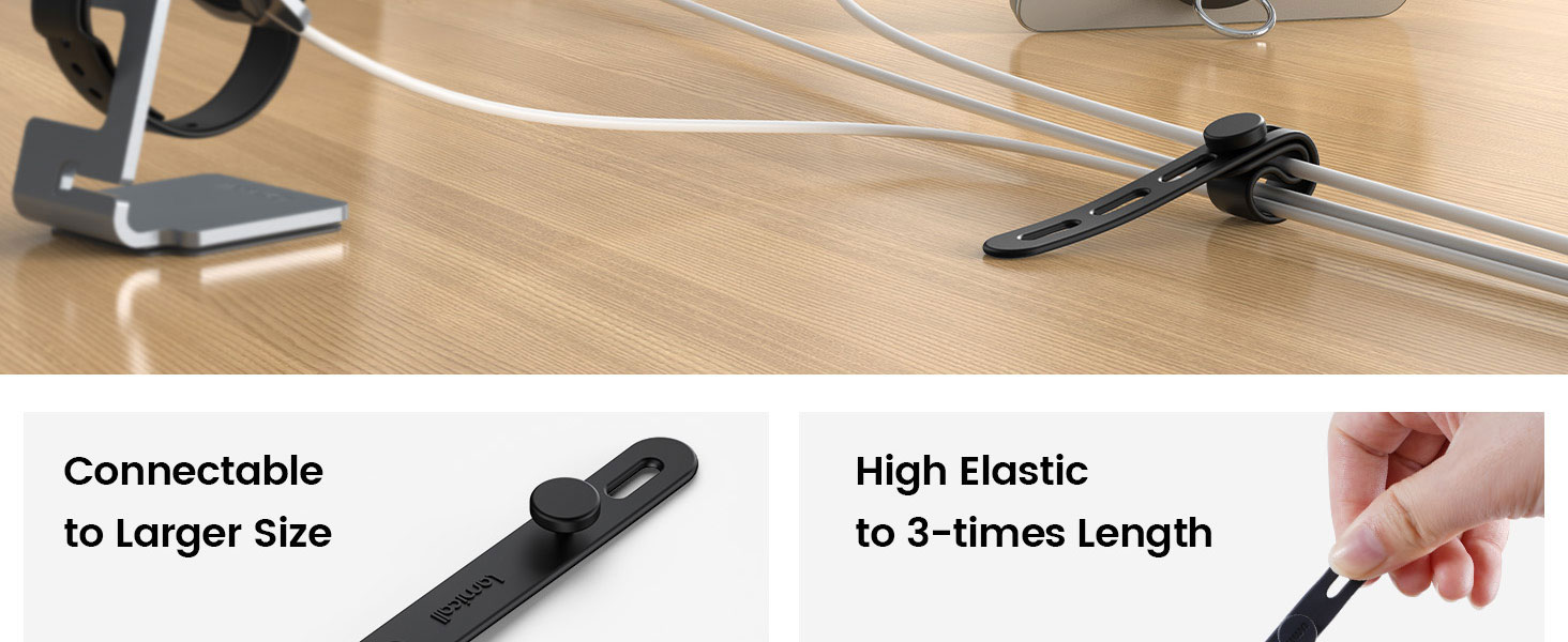 Cord Ties Organzier for desk kitchen