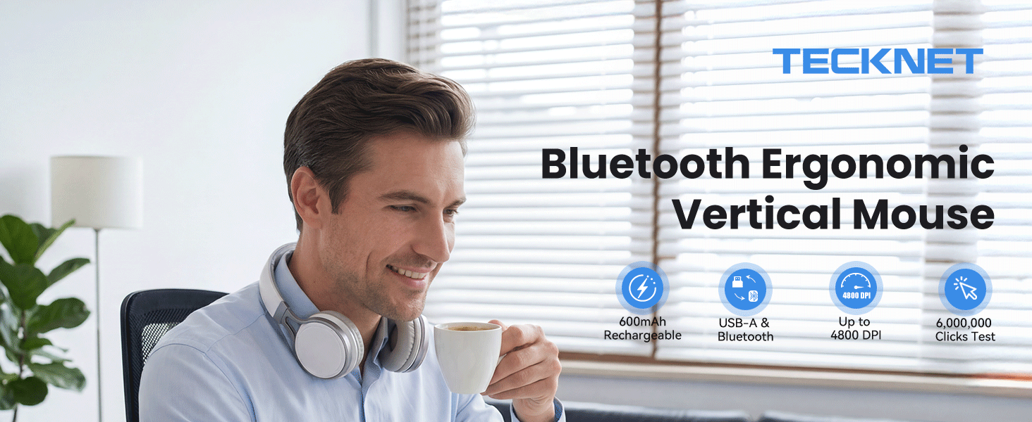 bluetooth ergonomic mouse