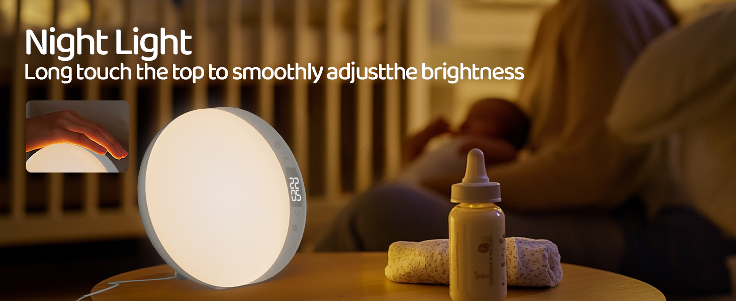 Touch to adjust light