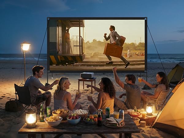 projector screen outdoor