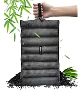 PURIMADE Bamboo Charcoal Air Purifying Bag,Reusable Natural Activated Charcoal Bags,300g Deodoriz...