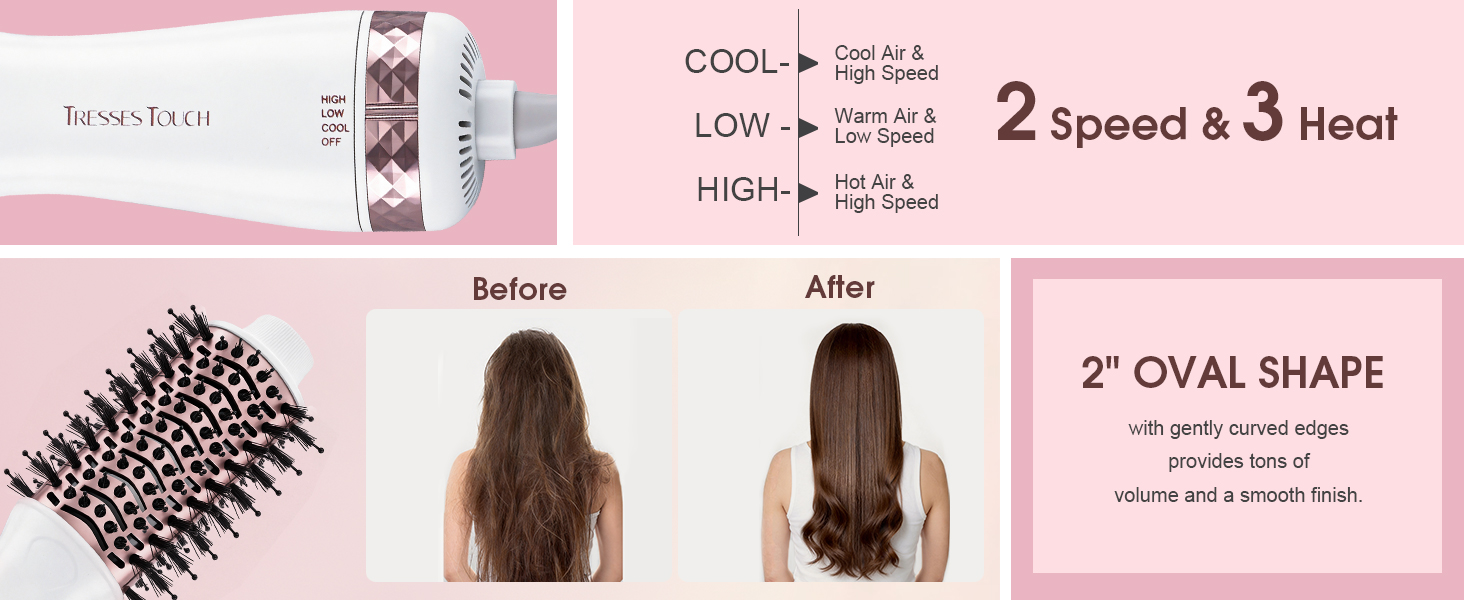 travel hair brush dryer
