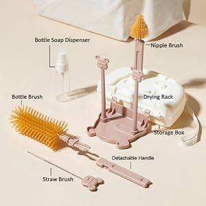 Bottle Cleaning Brush Set