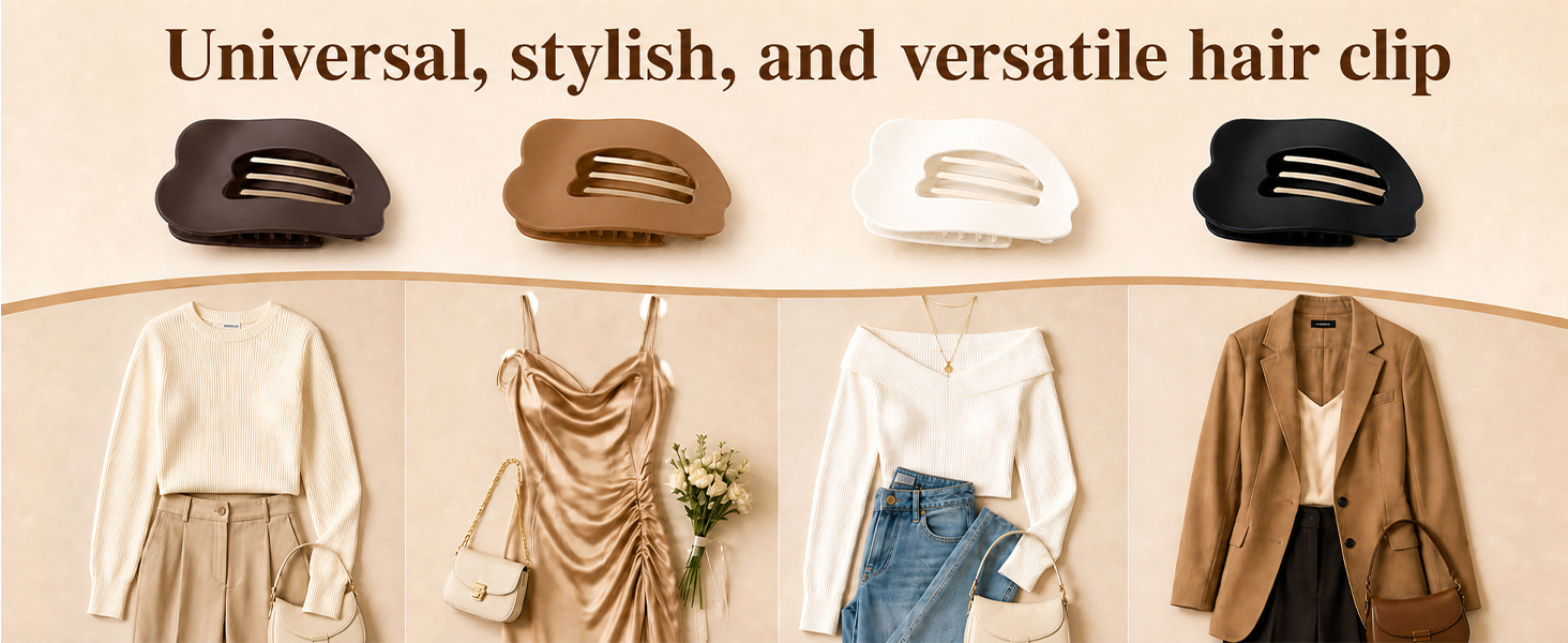 Universal, stylish, and versatile hair clip