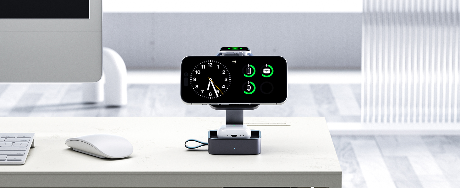 3 in 1 Wireless Charging Station