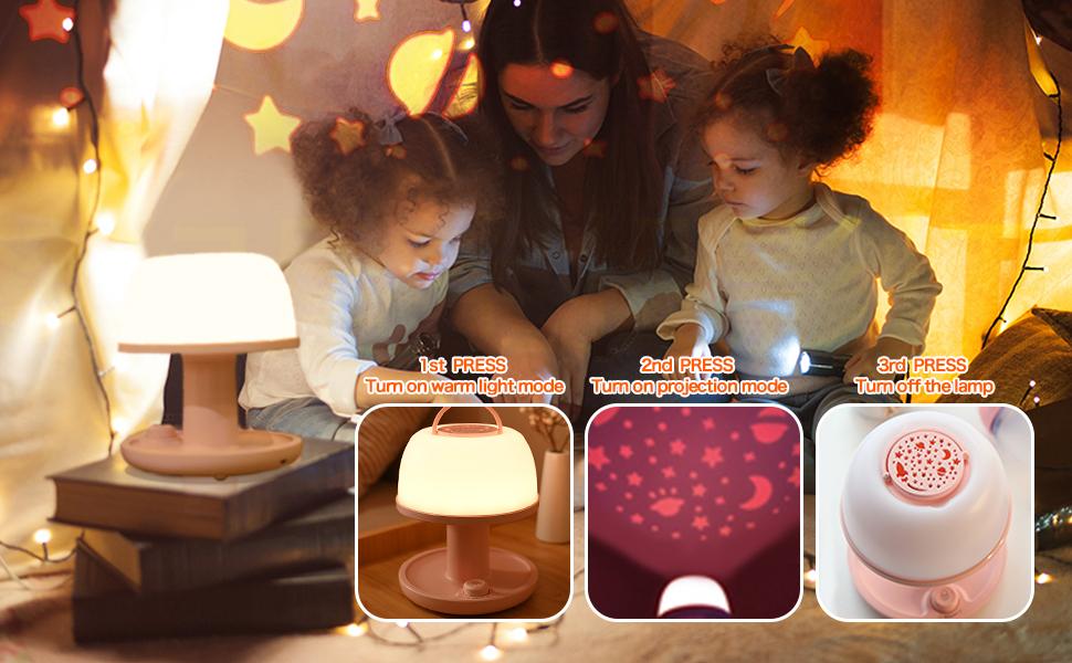 2 in 1 nursery night light lamp