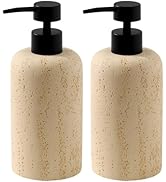 Haocoott Soap Dispensers 340ML 11OZ, 2PCS Luxurious Hand Dish Shampoo Lotion Soap Dispenser Jar, ...