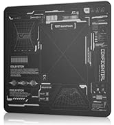 darkFlash Glass Mouse Pad 11.8×10.2 Inch, Ultra-Smooth Tempered Surface, Precision Tracking, Anti...