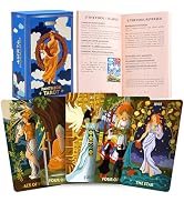 Wyspell Tarot Cards: Pantheon Tarot Deck with Guide Book - Unique Card Deck for Beginners - Moder...