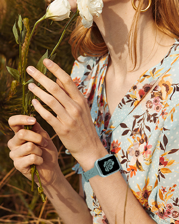 silicone apple watch band