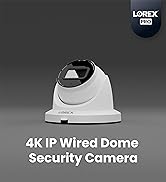 Lorex Fusion 4K Metal Bullet Camera – PoE Wired Home Security Add-On Camera - Motion Detection, C...
