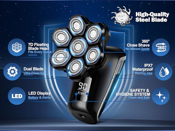 electric head shaver