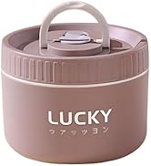 Ausenzup Stainless Steel Lunch Box, 3-Tier Insulated Bento Box Microwave Safe Soup Bowl for Adult...