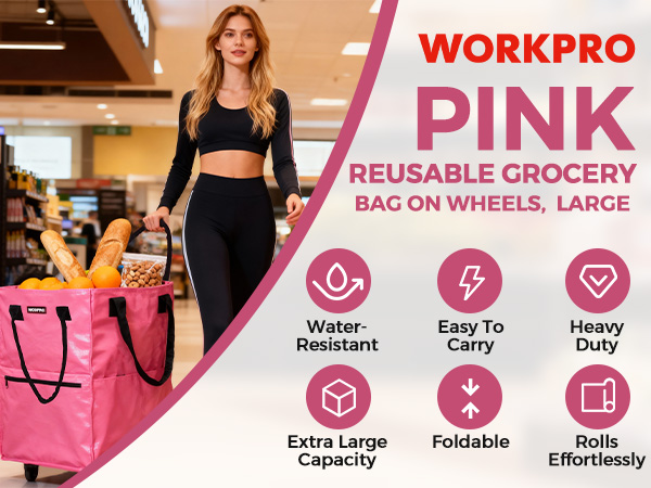 Reusable Grocery Bag on Wheels