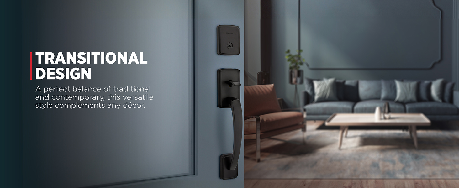 A perfect balance of traditional and contemporary, this versatile style complements any décor.