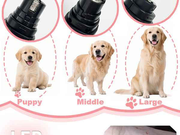 cat nail clipper dog nail grinder quiet pet nail grinder for dogs