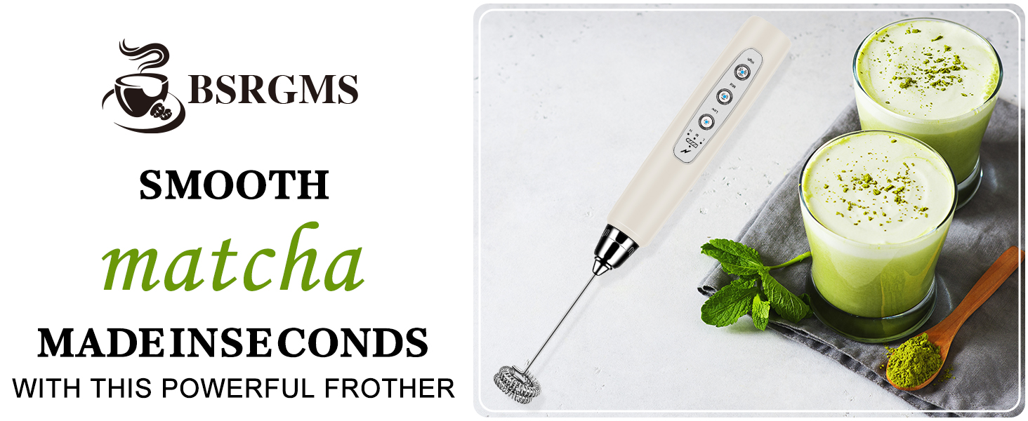 Milk Frother Handheld for Coffee